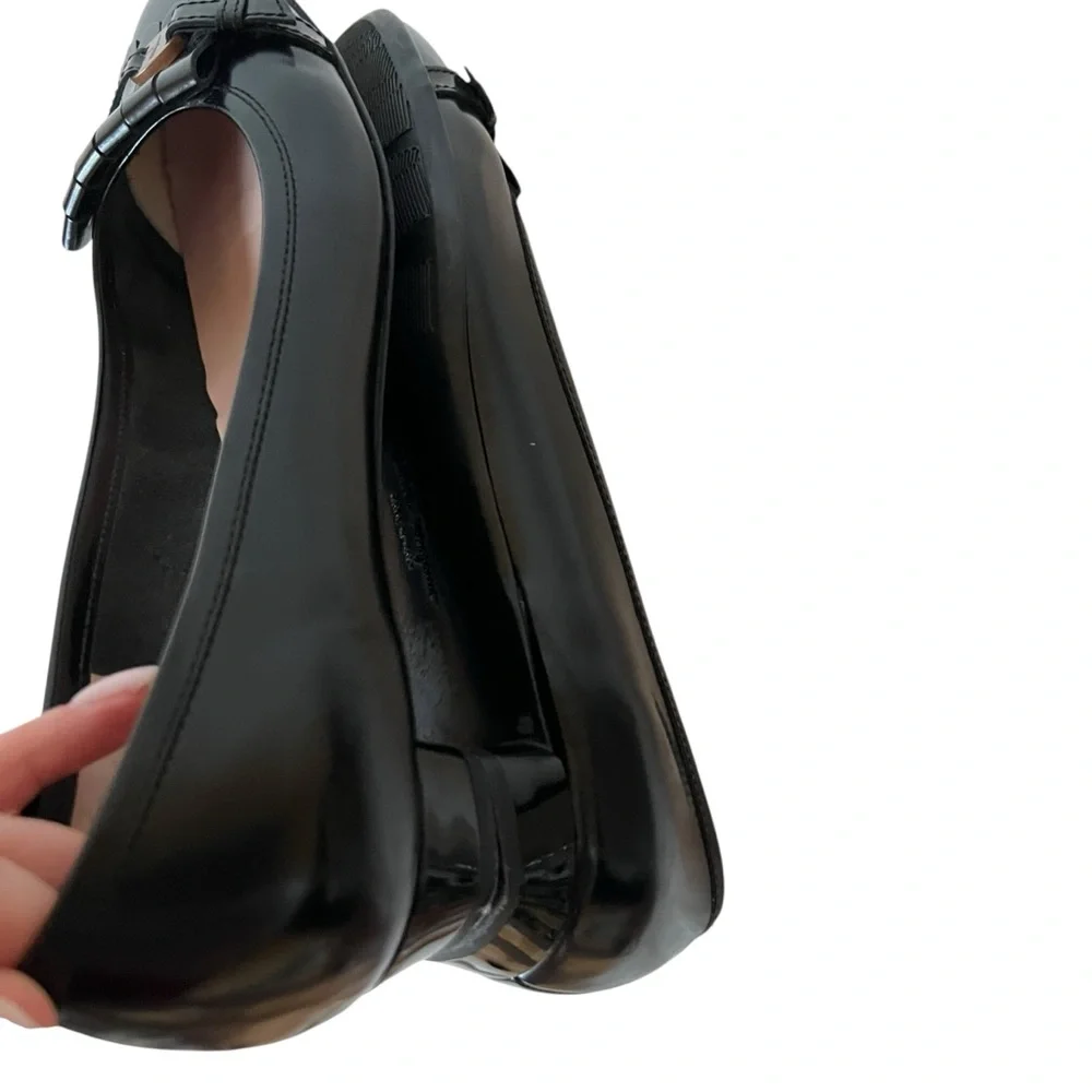 Salvatore Ferragamo Black Patent Leather Shoes size 9.5B - Picture 13 of 16